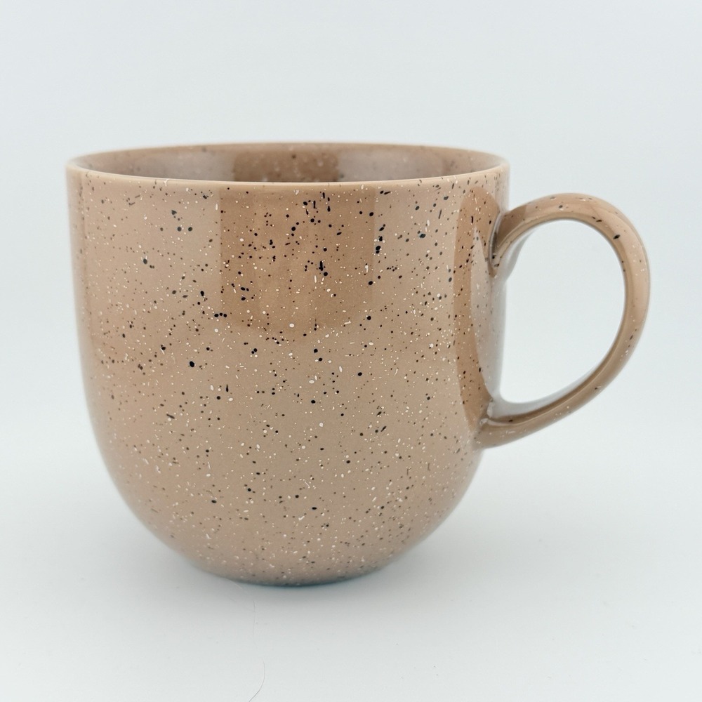 Dansk Raina Sienna Brown‎ 12oz Coffee Tea Mug Cup Speckled Ceramic Scandinavian